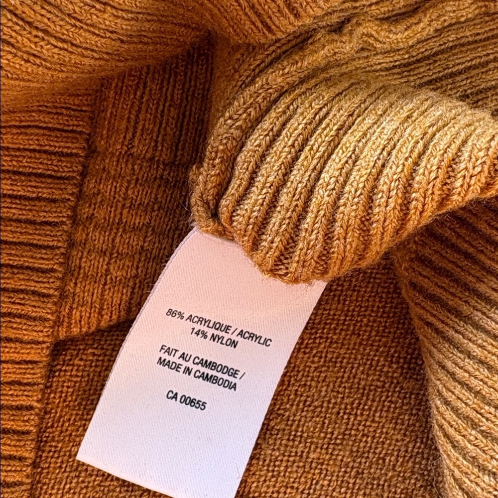 Reitmans Ribbed Knit Top – Size XS | Mustard Cozycore | Fall Capsule | - Picture 8 of 9